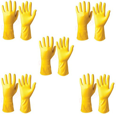HOKIPO Flocklined Household Multi-Purpose Glove, Small, 5 Pairs Wet and Dry Glove Set(Small Pack of 5)
HOKIPO Flocklined Household Multi-Purpose Glove, Small, 5 Pairs Wet and Dry Glove Set(Small Pack of 5)