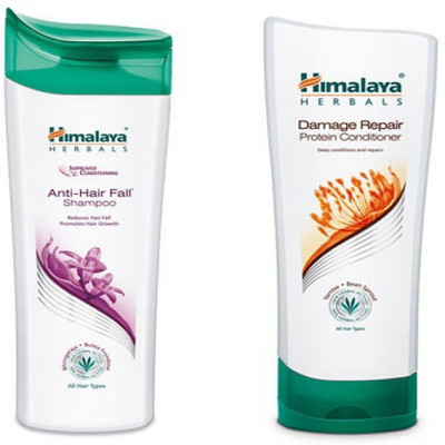 Himalaya anti hair fall shampoo, damage repair conditioner(Set of)