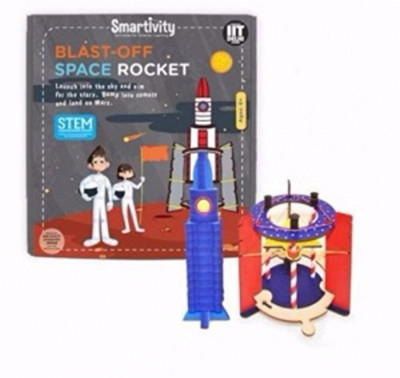 Smartivity Blast off space rocket Educational D.I.Y Toy(Multicolor)
