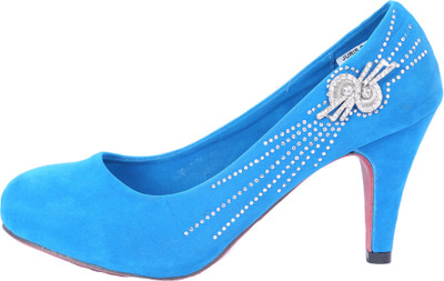 Port Women Blue Heels