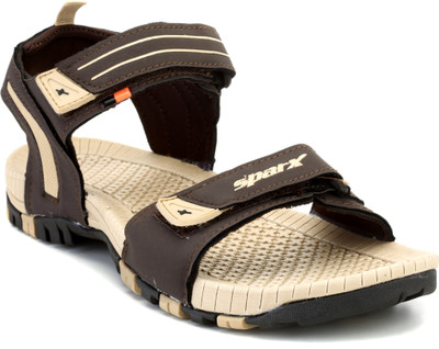 Sparx Men Brown Beige Sports Sandals