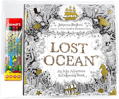 Luxor Lost Ocean Colouring Book & 10 Stripen Fine - 0.4MM Nib Sketch Pens with Washable Ink(Set of 1, Assorted)
Luxor Lost Ocean Colouring Book & 10 Stripen Fine - 0.4MM Nib Sketch Pens with Washable Ink(Set of 1, Assorted)