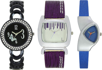Shivam Retail SR-03 201-207-208 Stylish Three Different Shade Watch - For Girls
Shivam Retail SR-03 201-207-208 Stylish Three Different Shade Watch - For Girls