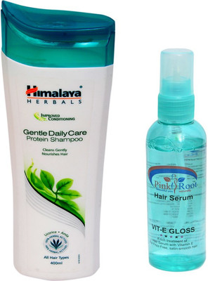 Himalaya GENTLE DAILY CARE PROTEIN SHAMPOO 400ML WITH PINK ROOT HAIR SERUM(Set of 2)
Himalaya GENTLE DAILY CARE PROTEIN SHAMPOO 400ML WITH PINK ROOT HAIR SERUM(Set of 2)