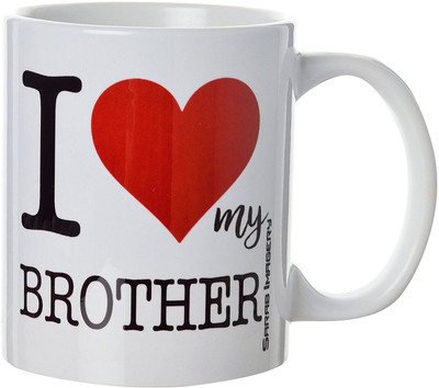 khappi Sarab Imagery Ceramic Love Brother Coffee, 330 ml, 1 Piece, White Ceramic Mug(300 ml), Multicolor
khappi Sarab Imagery Ceramic Love Brother Coffee, 330 ml, 1 Piece, White Ceramic Mug(300 ml), Multicolor
