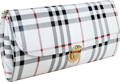 Bee Fashionable Casual White Clutch