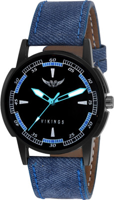 VIKINGS Latest Fashion with Black Dial & Jeans style Strap Watch - For Men & Women
VIKINGS Latest Fashion with Black Dial & Jeans style Strap Watch - For Men & Women