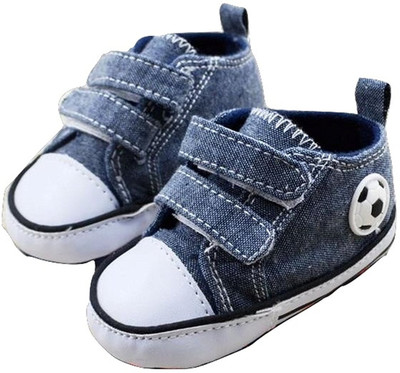 Baby Bucket Boys Velcro Walking Shoes(Grey