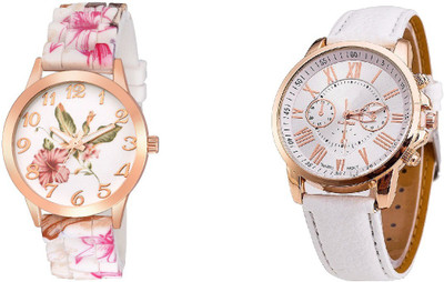 COSMIC GENVA PLTNM ANALOG WATCH SL-002 LUXURY COMBO Watch - For Women