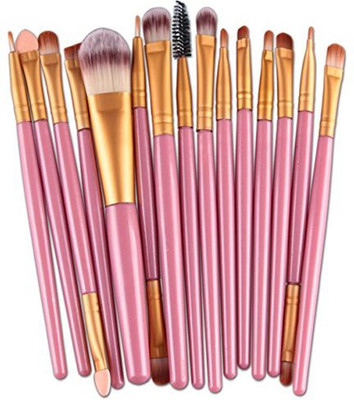 Vovotrade Eye Shadow Foundation Eyebrow Lip Brush Makeup Brushes Tool (pink)(Pack of 15)
Vovotrade Eye Shadow Foundation Eyebrow Lip Brush Makeup Brushes Tool (pink)(Pack of 15)