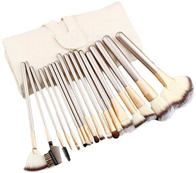 Lavi Beauty Celltronic Women Pro Cosmetic Set Beige Face Brush Kit Makeup Tools With Leather Folding Bag(Pack of 18)
Lavi Beauty Celltronic Women Pro Cosmetic Set Beige Face Brush Kit Makeup Tools With Leather Folding Bag(Pack of 18)