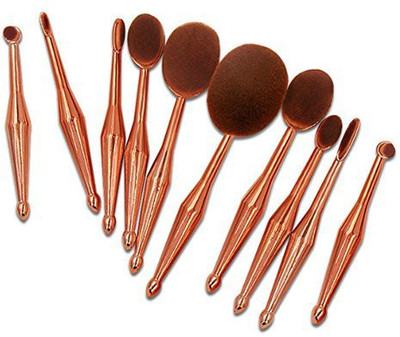 Kuulee New Toothbrush Oval Rose Gold Mermaid Shape Makeup Brush Tools(Pack of 10)
Kuulee New Toothbrush Oval Rose Gold Mermaid Shape Makeup Brush Tools(Pack of 10)