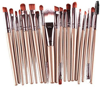 Sunward Makeup Brush Set Tools Make-up Toiletry Kit (gold)(Pack of 20) 
Sunward Makeup Brush Set Tools Make-up Toiletry Kit (gold)(Pack of 20)