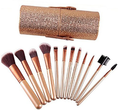 Tonsee Makeup Brushes Set Eyeshadow Brush Blusher Cosmetic Tools + 1pc Makeup Brush Cup Holder Case (glod)(Pack of 12)
Tonsee Makeup Brushes Set Eyeshadow Brush Blusher Cosmetic Tools + 1pc Makeup Brush Cup Holder Case (glod)(Pack of 12)