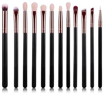 Amarkup Eye Shadow Makeup Brushes Set Synthetic Hair Eyebrow Cosmetic Kits Tools (black-golden)(Pack of 12)
Amarkup Eye Shadow Makeup Brushes Set Synthetic Hair Eyebrow Cosmetic Kits Tools (black-golden)(Pack of 12)