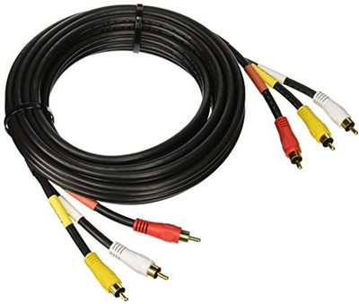 Monoprice 6338253 RCA Audio Video Cable(Black)