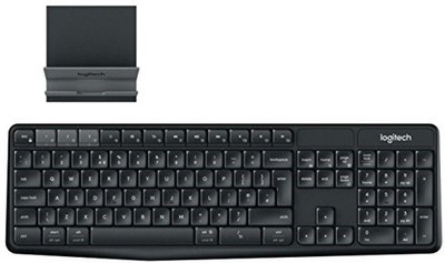 Logitech K375s Wireless Laptop Keyboard(Black)