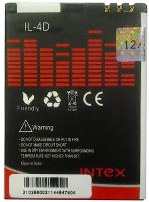 Intex Mobile Battery For Phone compatible with 4d battery