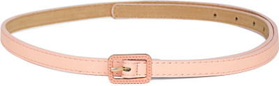Kazo Women Pink Artificial Leather Belt