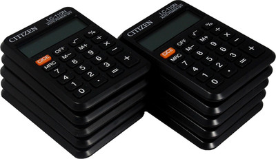 Citizen |Pack of 10| LC-110N Stealodeal |Pack of 10| LC-110N Basic Calculator(8 Digit)
Citizen |Pack of 10| LC-110N Stealodeal |Pack of 10| LC-110N Basic Calculator(8 Digit)