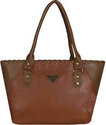 Fristo Hand-held Bag(Tan, Beige), Beige;tan