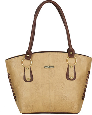 Fristo Shoulder Bag(Beige, Brown)