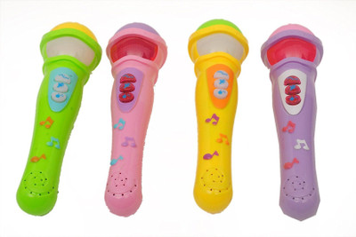 Toyshine Mike With Microphone Toy, With Music And Light ( MULTICOLOR )(Multicolor)