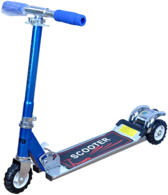 Dhawani Latest Kids Three Wheel Scooter with Tractor Wheel(Blue)