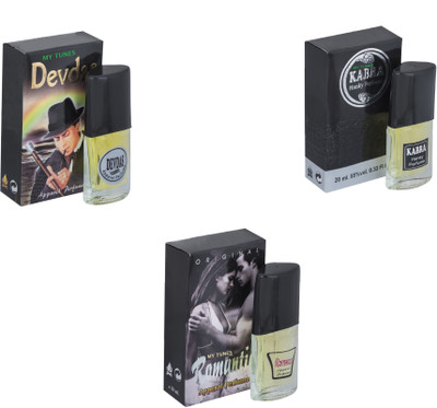 My Tunes Combo Devdas-Kabra Black-Romantic Eau de Toilette - 60 ml(For Men & Women)
My Tunes Combo Devdas-Kabra Black-Romantic Eau de Toilette - 60 ml(For Men & Women)