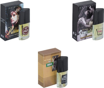 My Tunes Combo Kiier-Romantic-The Boss Eau de Toilette - 60 ml(For Men & Women)
My Tunes Combo Kiier-Romantic-The Boss Eau de Toilette - 60 ml(For Men & Women)