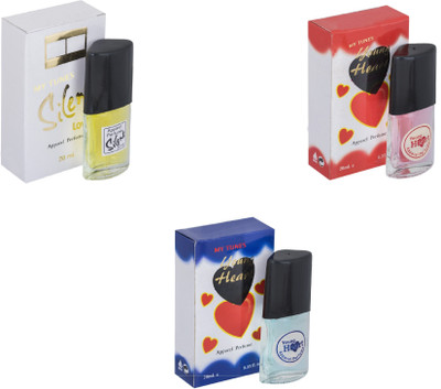 My Tunes Combo Silent Love-Younge Heart Blue-Younge Heart Red Eau de Toilette - 60 ml(For Men & Women)
My Tunes Combo Silent Love-Younge Heart Blue-Younge Heart Red Eau de Toilette - 60 ml(For Men & Women)