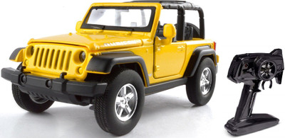 HALO NATION Remote Control Die Cast Metal Jeep Scale 1:24 - Elegent and super fine Yellow(Yellow)