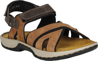 KOXKO Men Tan Sandals