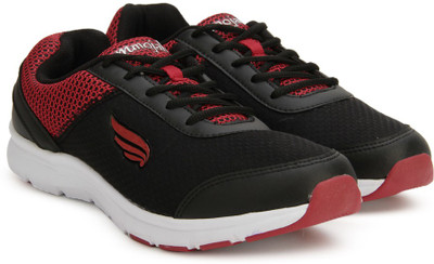 Mmojah Energy-36 Running Shoes For Men(Black, Red, Black/khaki red