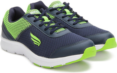 Mmojah Energy-36 Running Shoes For Men(Navy, Green, Navy/lime punch