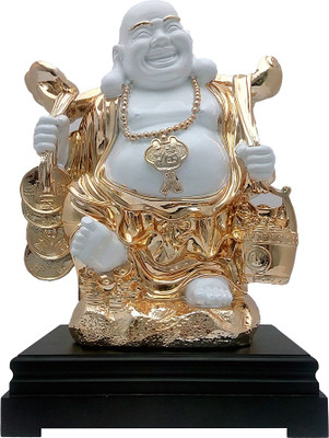 Art N Hub Fengshui God Laughing Buddha Vastu Idol - Handicraft Decorative Home Décor God Figurine / Statue Gift item Decorative Showpiece - 59 cm(Earthenware, White)
Art N Hub Fengshui God Laughing Buddha Vastu Idol - Handicraft Decorative Home Décor God Figurine / Statue Gift item Decorative Showpiece - 59 cm(Earthenware, White)