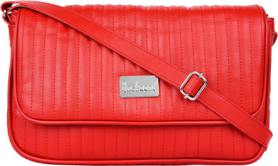 Anekaant Women Casual Red PU Sling Bag