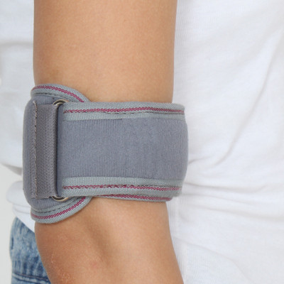 KS CARE Tennis Elbow Support Premium Elbow & Ankle Support (M, Grey)
