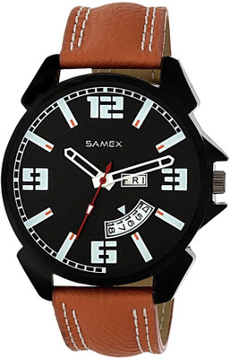 SAMEX MENS LATEST DESIGN WATCHES VALENTINE FLIPKART FASHION SALES DAYS STYLISH FASTRAC XENO GENUINE LEATHER LATEST FASHIONABLE DAY DATE DISCOUNTED Watch - For Men
SAMEX MENS LATEST DESIGN WATCHES VALENTINE FLIPKART FASHION SALES DAYS STYLISH FASTRAC XENO GENUINE LEATHER LATEST FASHIONABLE DAY DATE DISCOUNTED Watch - For Men