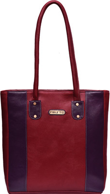 Fristo Hand-held Bag(Maroon, Purple)