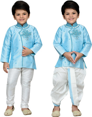 AJ Dezines Boys Festive & Party Kurta and Dhoti Pant Set(Light Blue Pack of 1, Firozi
AJ Dezines Boys Festive & Party Kurta and Dhoti Pant Set(Light Blue Pack of 1, Firozi