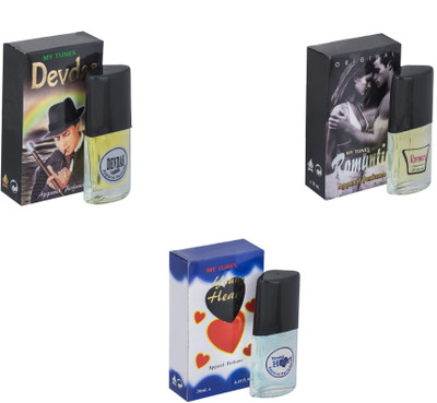 My Tunes Combo Devdas-Romantic-Younge Heart Blue Eau de Toilette - 60 ml(For Men & Women)
My Tunes Combo Devdas-Romantic-Younge Heart Blue Eau de Toilette - 60 ml(For Men & Women)