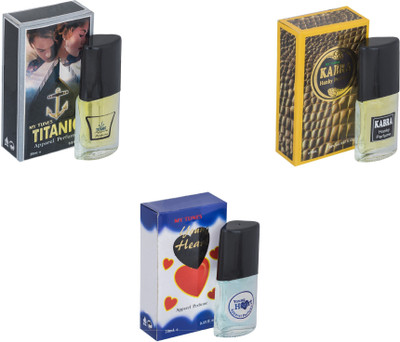 My Tunes Combo Kabra Yellow-Titanic-Younge Heart Blue Eau de Toilette - 60 ml(For Men & Women)
My Tunes Combo Kabra Yellow-Titanic-Younge Heart Blue Eau de Toilette - 60 ml(For Men & Women)