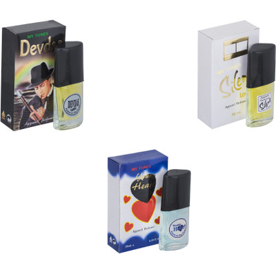 My Tunes Combo Devdas-Silent Love-Younge Heart Blue Eau de Toilette - 60 ml(For Men & Women)
My Tunes Combo Devdas-Silent Love-Younge Heart Blue Eau de Toilette - 60 ml(For Men & Women)