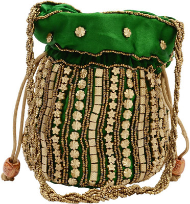 SPHINX Contemporary Handcrafted Potli Bag for Women/Girls - 1 Piece (Green) Potli(Green)
SPHINX Contemporary Handcrafted Potli Bag for Women/Girls - 1 Piece (Green) Potli(Green)