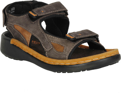KOXKO Men Brown Sandals