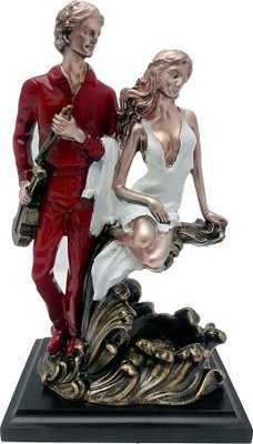Art N Hub Beautiful Love Couple Statue With Wooden Base (Size-H-28 cm) Decorative Showpiece - 28 cm(Earthenware, Wooden, Multicolor)
Art N Hub Beautiful Love Couple Statue With Wooden Base (Size-H-28 cm) Decorative Showpiece - 28 cm(Earthenware, Wooden, Multicolor)