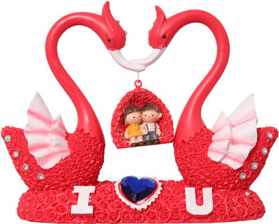 Art N Hub Decorative Showpiece - 18 cm(Earthenware, Red)