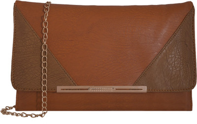Fristo Women Casual Brown PU Sling Bag