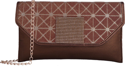 Fristo Women Casual Brown PU Sling Bag